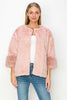Jina Fur Jacket Pink