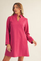 On The Go Dress Magenta