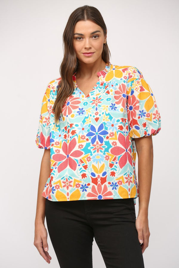 Floral Print Blouse