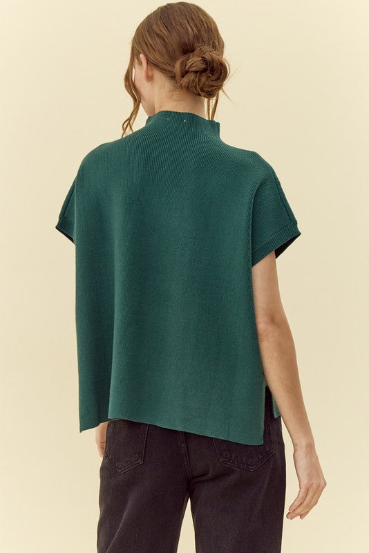 Ribbed Top H.Green