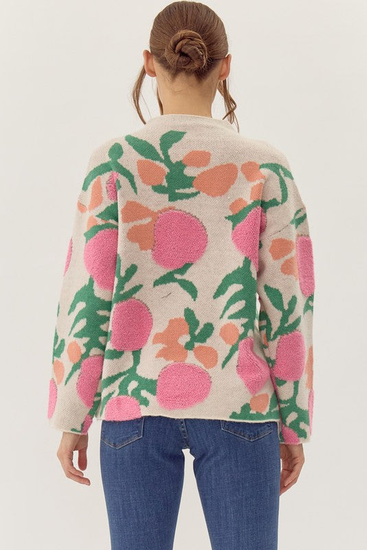 Fall Peach Sweater