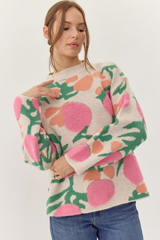 Fall Peach Sweater