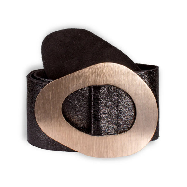 Metallic Belt Black