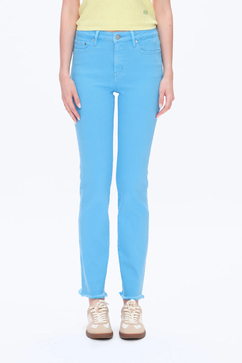 Mid Rise Slim Straight Sea Blue