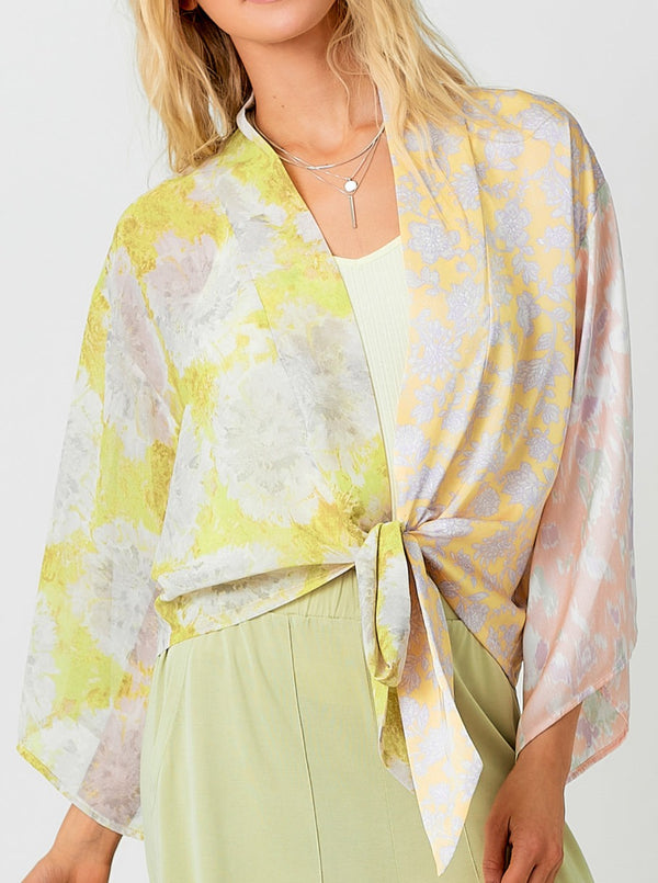 Free Flow Kimono Printed