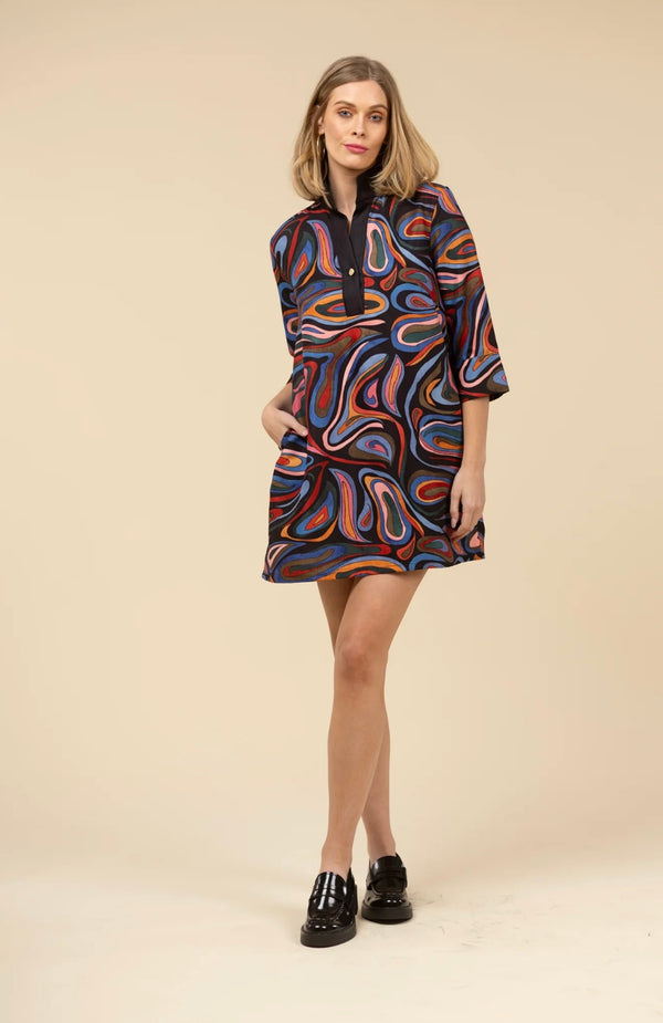 Martha Vinyl Dress