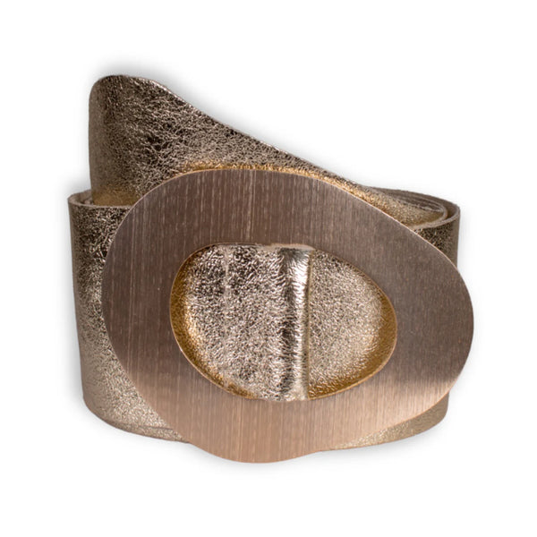 Metallic Belt Gold