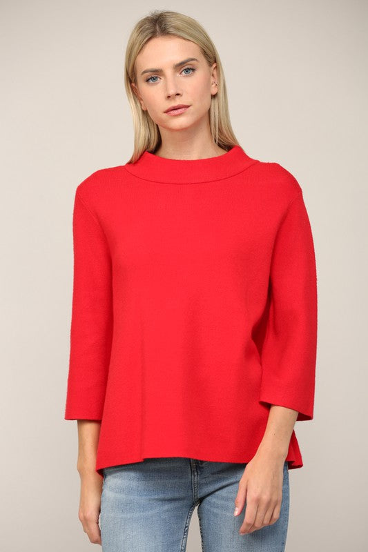 Mock Neck Sweater