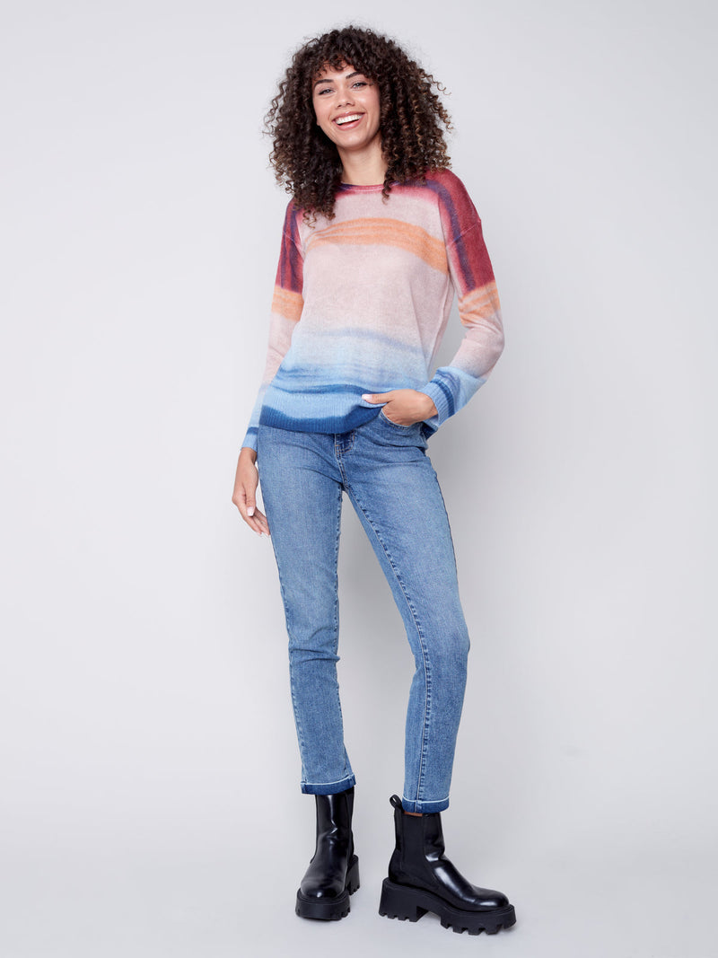 Printed Sweater