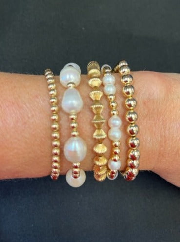 Simple Pearl Bead Bracelet