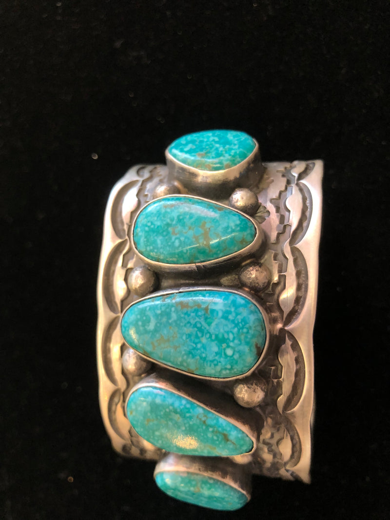 5 Turquoise Stone  Bracelet