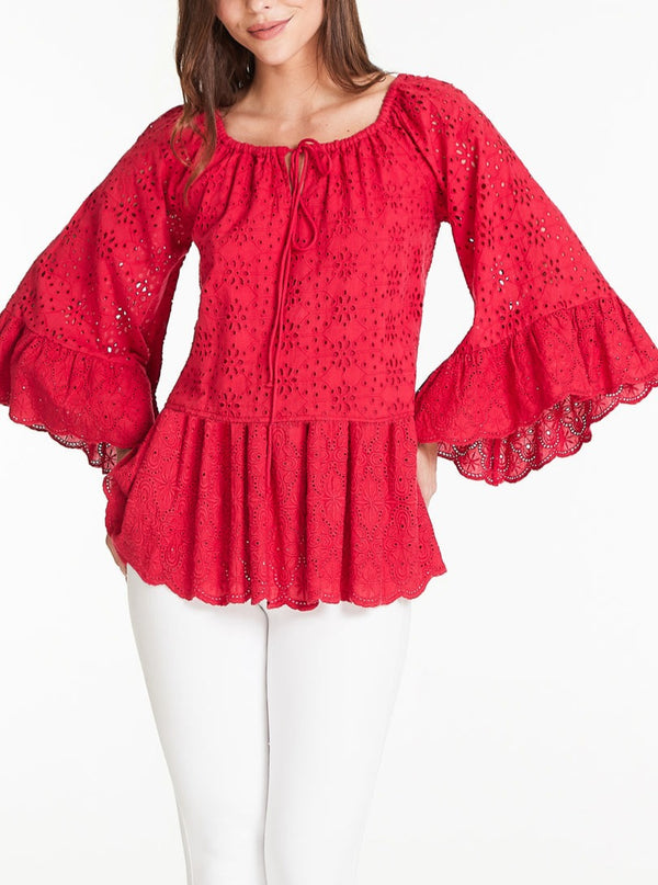 Missy Eyelet Tunic