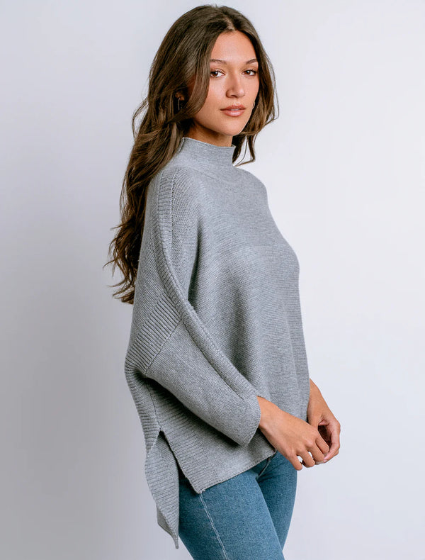 Boho Sweater Heather Grey