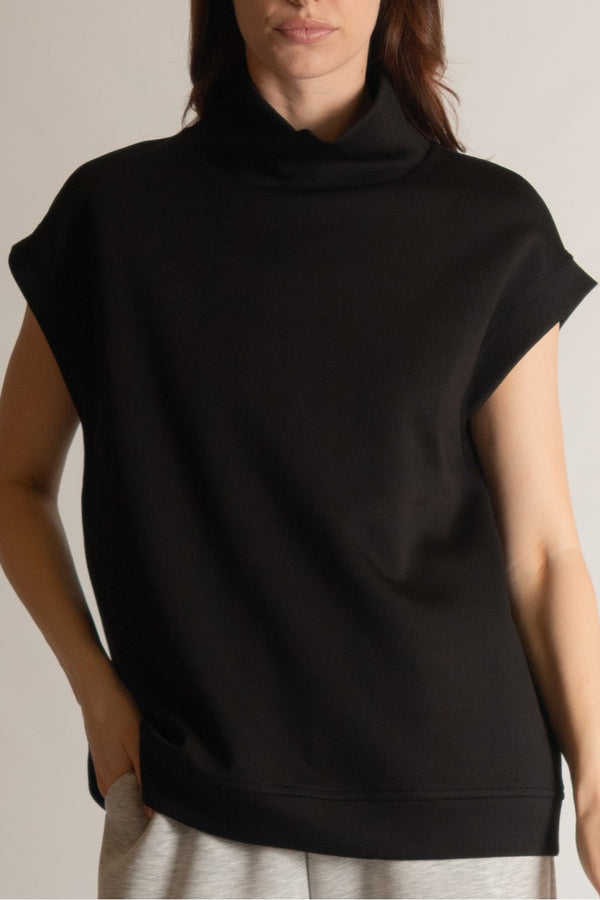 Modal Mock Neck Black