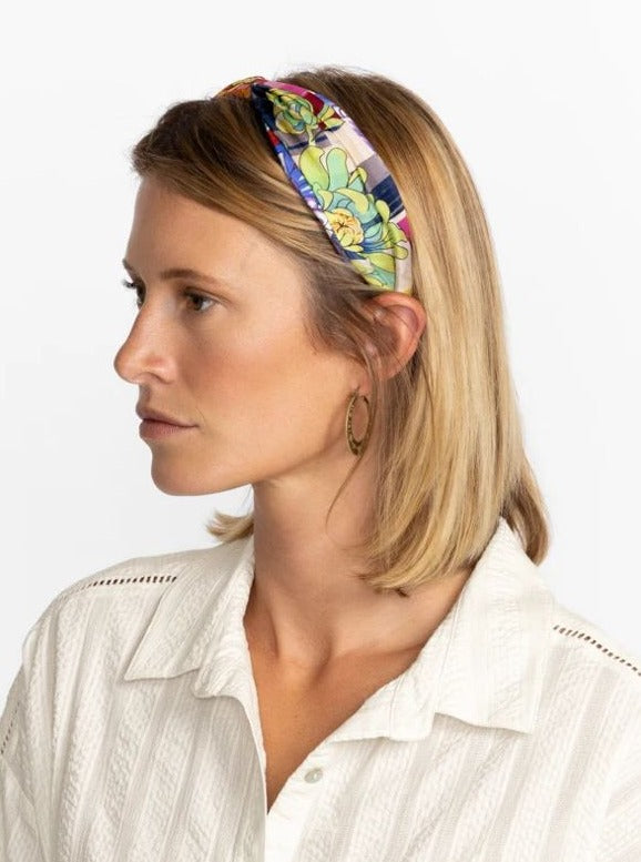 Floral/Stripe Headband