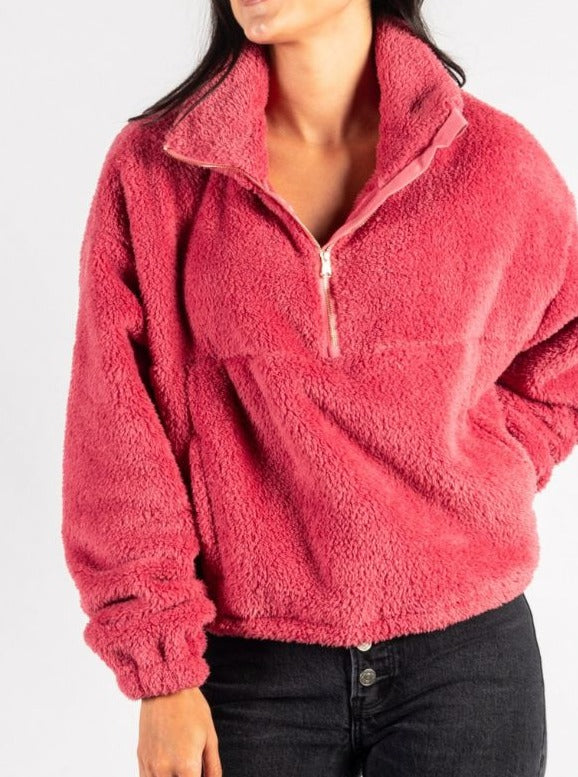 Fleece Zipper Pullover