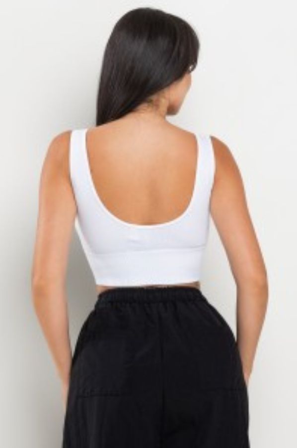 Cropped VNeck Tank