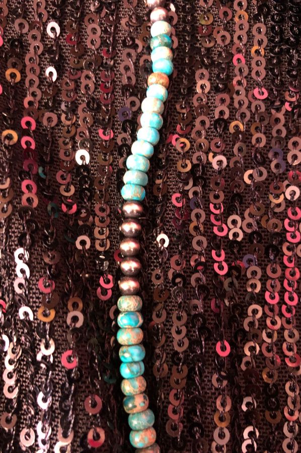 Turquoise & Navaho Bead Necklace