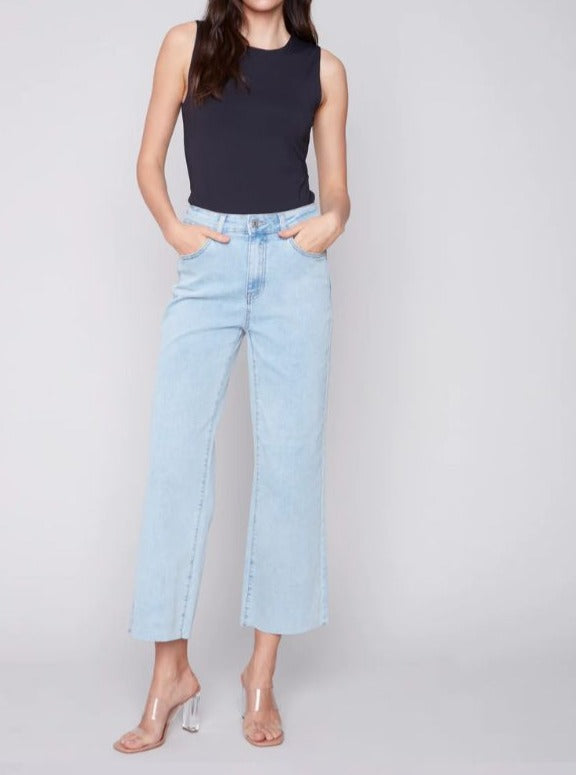 Bleu Wide Leg Jean