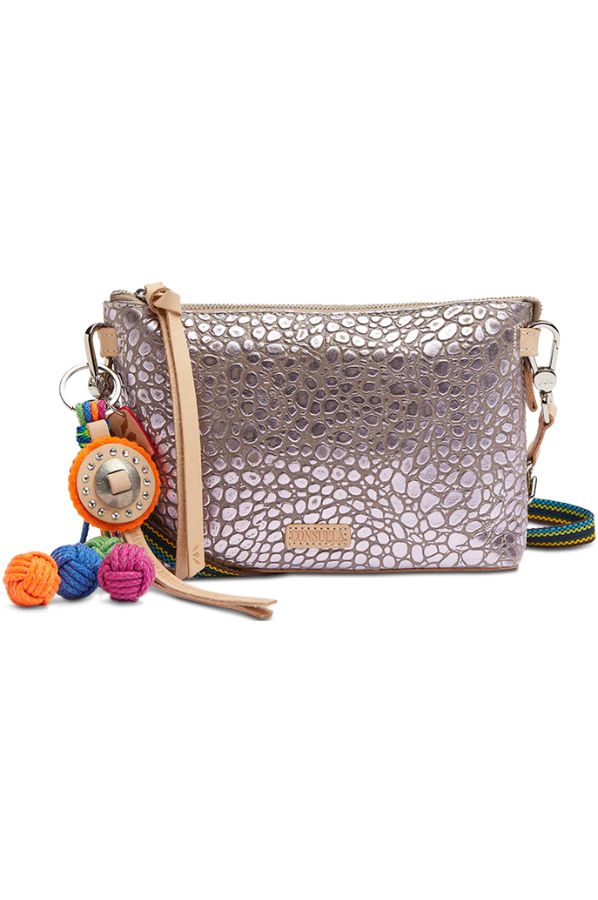 Lulu~Midtown Crossbody Steely