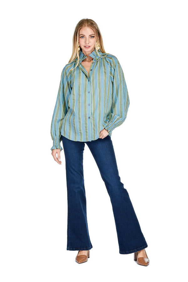 GathersNeckBlouse