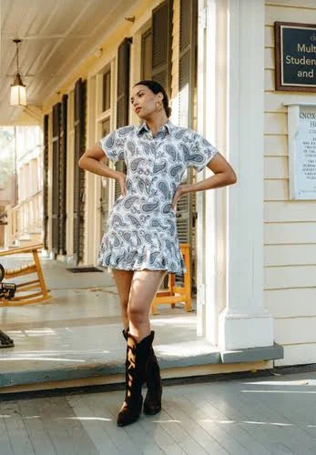 Aspen Paisley Dress