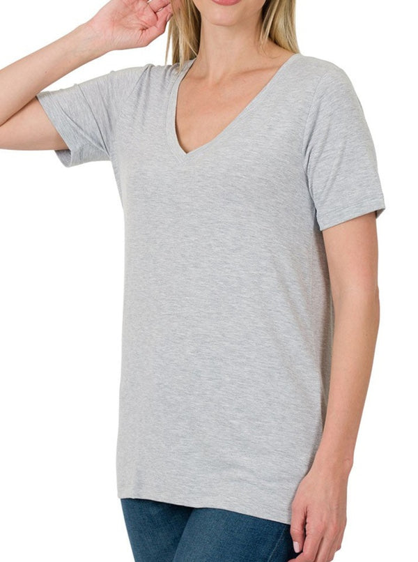 Short Sleeve V-Neck Tee