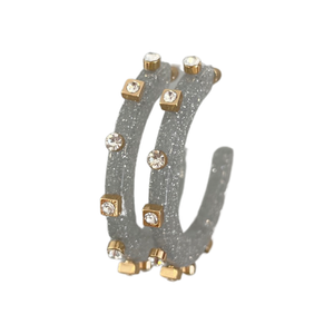 City Girl Jewel Hoops