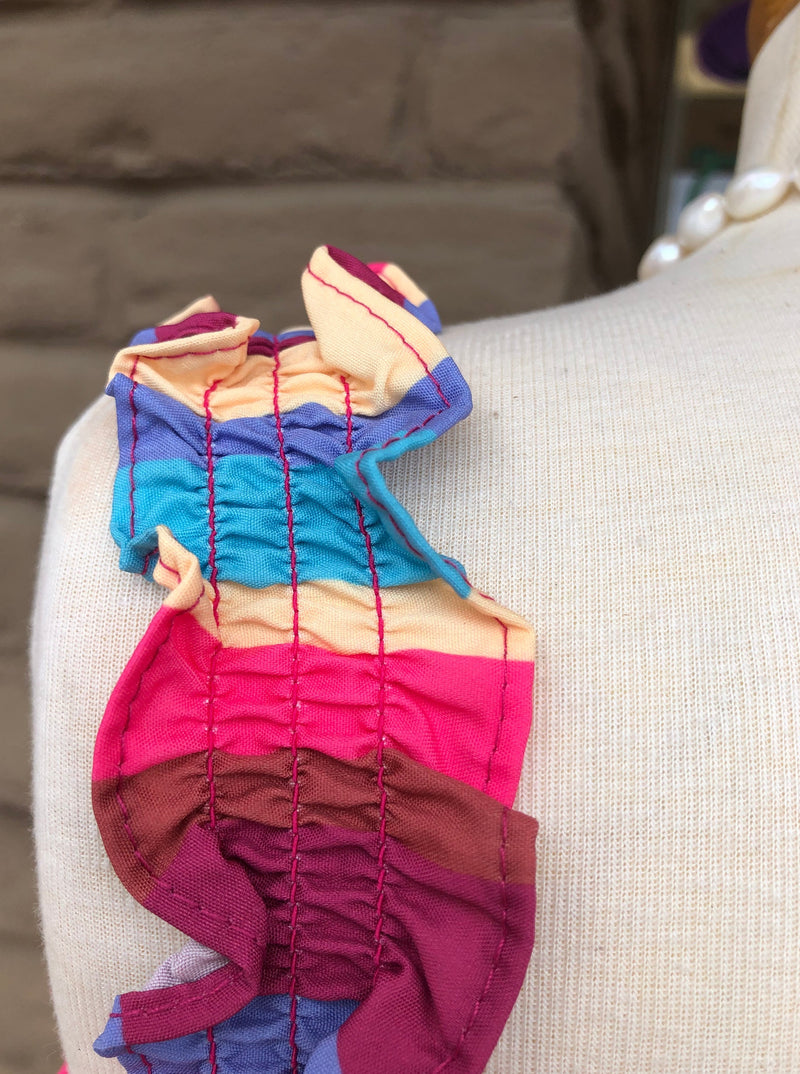 Striped Smocked Dress
