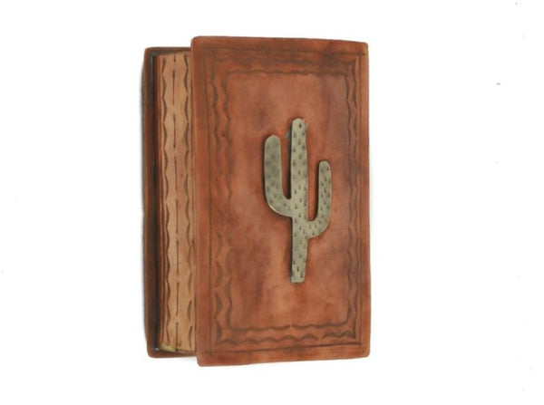 Stamped Cactus Copper Box